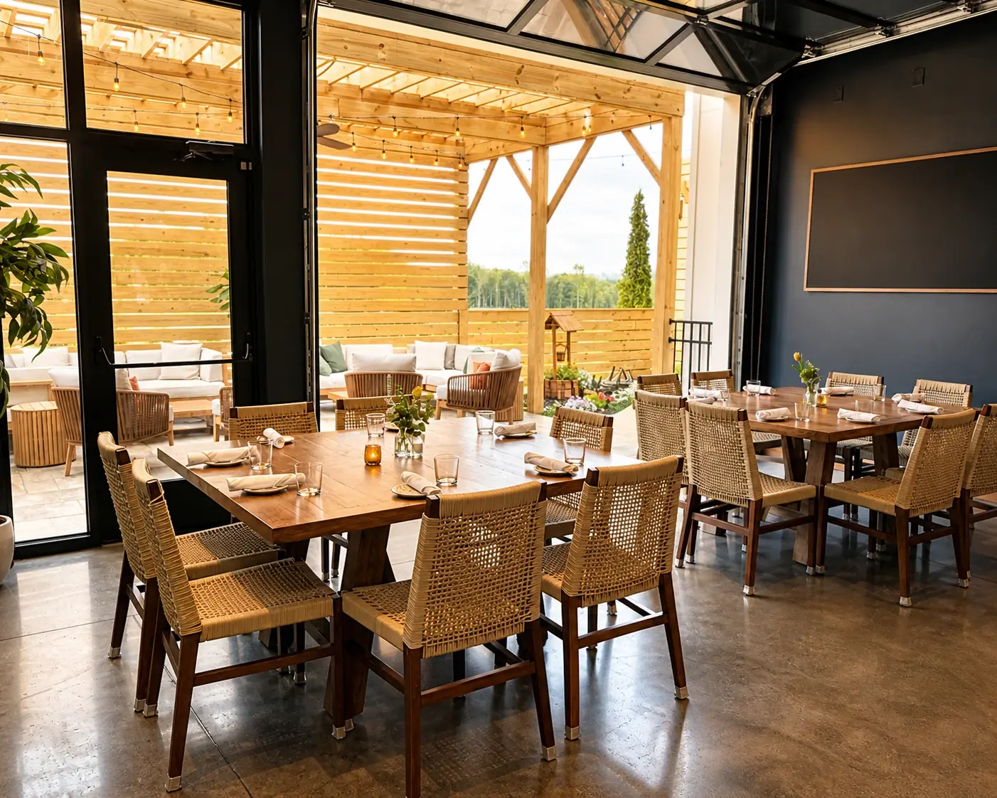 YAVA dining room